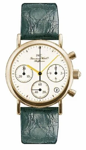 IWC Portofino Lady Chronograph MecaQuartz Rose Gold / White / Alligator IW3730-02 (IW373002)